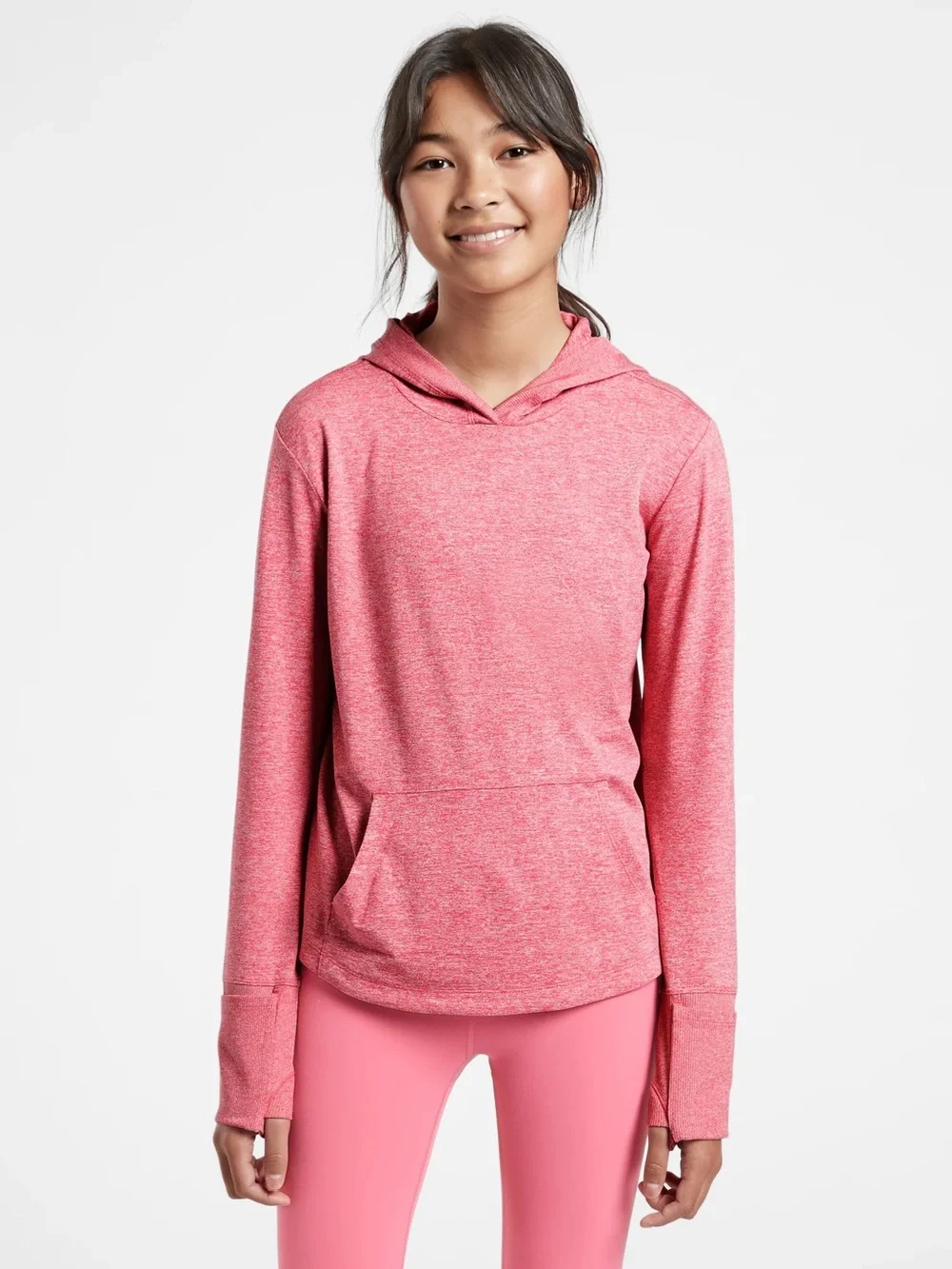 Athleta Girl bundle hooded top & leggings size large